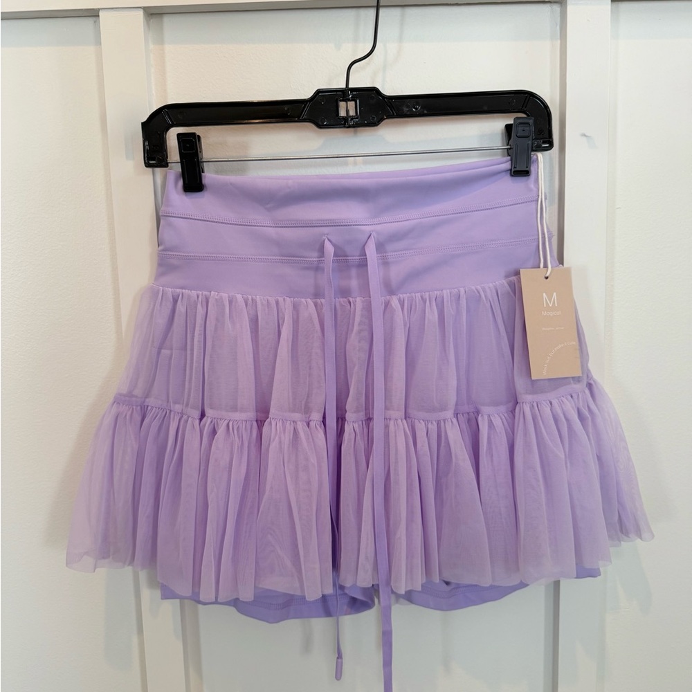 POPFLEX Pirouette Lavender Mini Skort